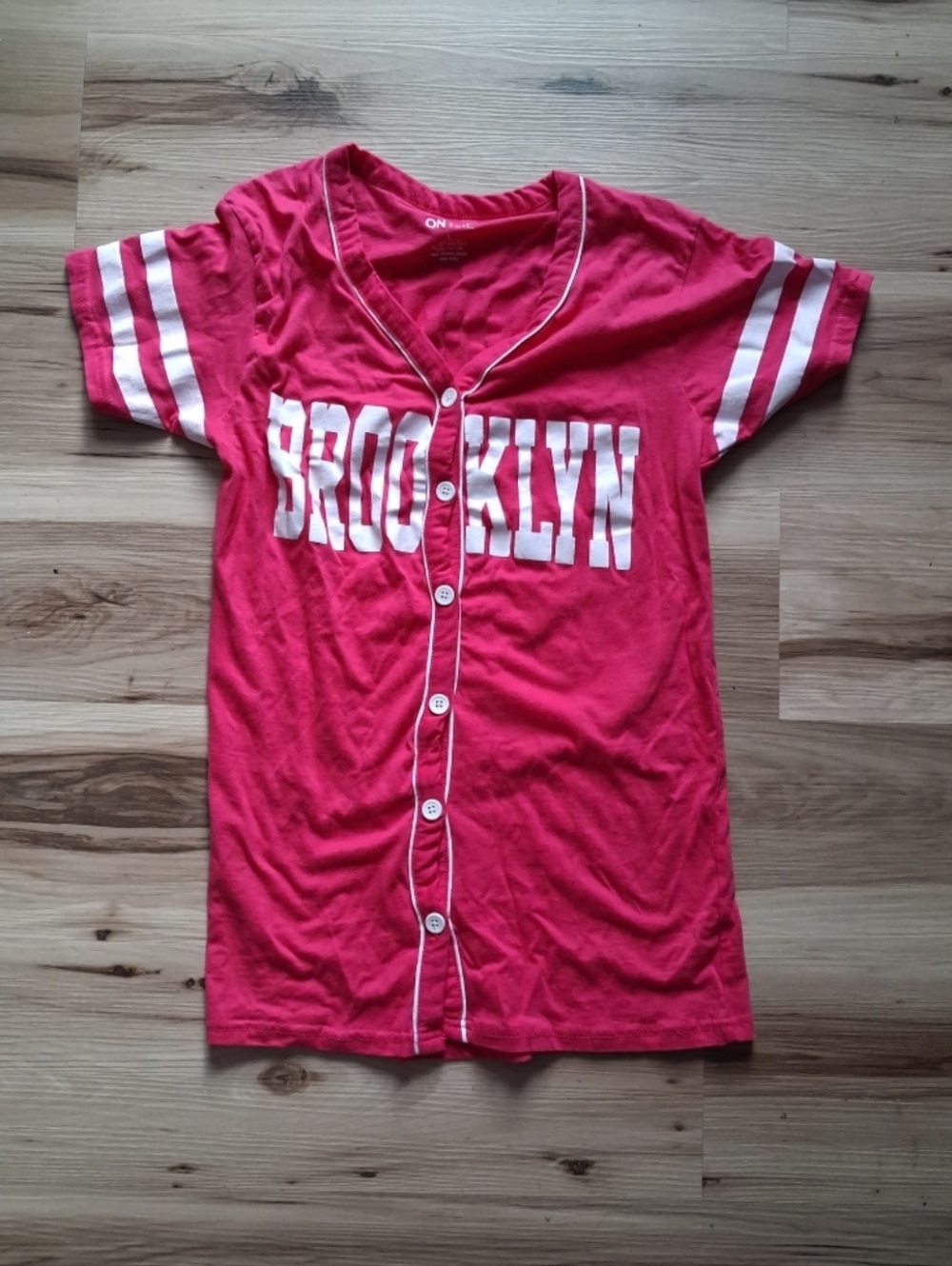On Fire Pink Brooklyn Shirt Large